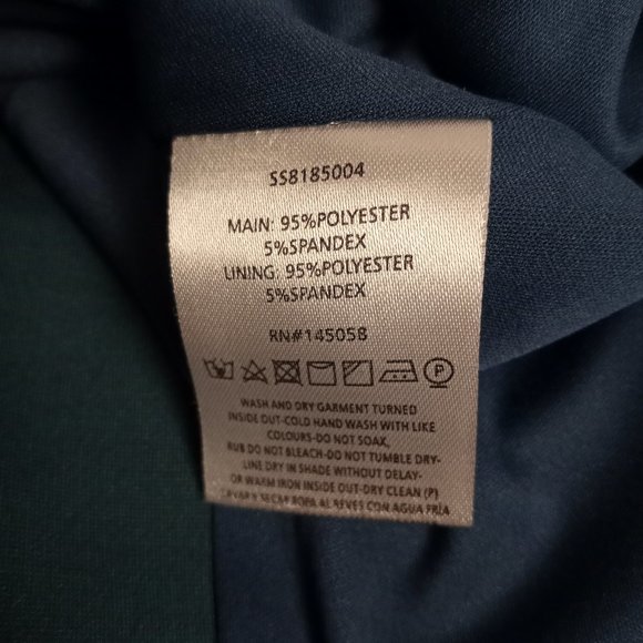 Stylestalker Womens Teal SS8185004 Sleeveless Side Slit Maxi Dress - Picture 4 of 4